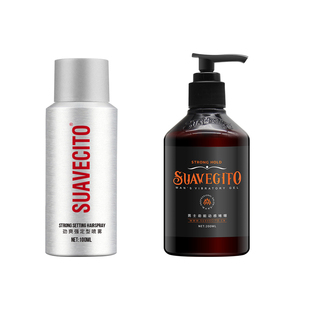 Suavecito啫喱膏男士定型保湿清香背头油头膏啫喱水发油发胶喷雾