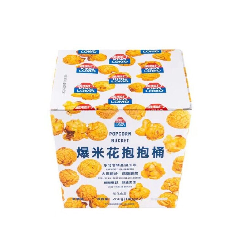 金粒门焦糖味爆米花礼盒280g