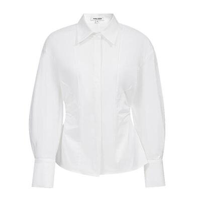 VeroModa衬衫收腰鱼骨线