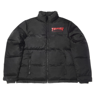 THRASHER 立领刺绣棉服夹克 PUFFER JACKET LOGO 23AW 滑板外套