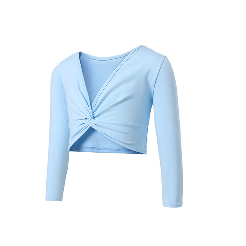 儿童舞蹈服女童练功服春秋季披肩外套长袖坎肩外搭芭蕾舞形体上衣