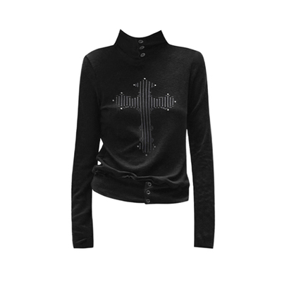 秋冬高领修身显瘦T恤内搭上衣