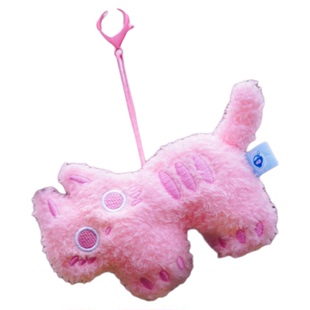 好运小猫-猫猫守护神樱花猫花语小猫咪形玩偶毛绒挂件原创设计