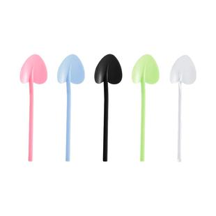 一次性心形勺子酸奶甜品布丁铲塑料冰淇淋圣代单独包装蛋糕小勺子