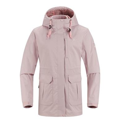 可拆卸抓绒内胆保暖外套女冲锋衣