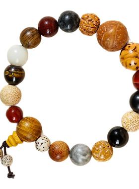 十八籽菩提多宝手串女手持珠真品18子手链男士盘玩念珠文玩把件