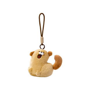 故宫淘宝｜快乐小狗闲鱼可动毛绒挂件博物馆文创钥匙扣玩偶礼物