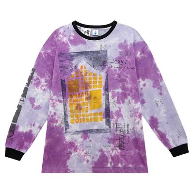 CryingCenter x Condition_Lab 泪屋公益合作款 手绘扎染长袖T恤