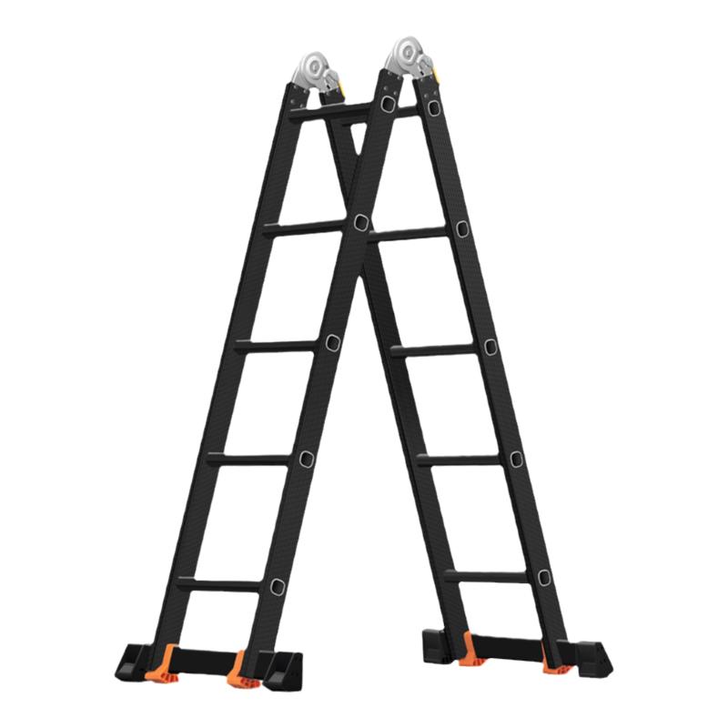 定制梯子加固耐用铝梯折叠梯铝合金人字梯工程梯直梯便携多功能梯