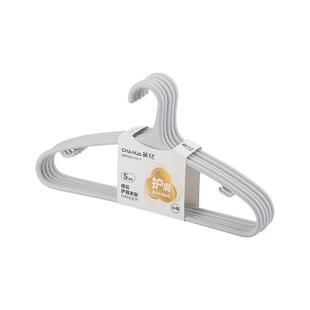 茶花塑料衣架护肩无痕家用挂衣加粗加大架子宿舍用学生专用新款