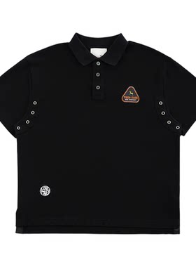 SODCo.印花铁环polo衫刺绣纯棉