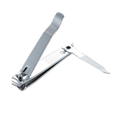 强人大号不锈钢单个装带锉指甲刀