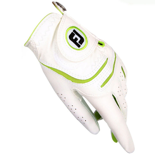 高尔夫手套女士小羊皮PU防滑透气耐磨 左右双手 练习手套人气热销