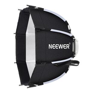 NEEWER纽尔保荣卡口快装柔光箱45cm柔光罩快装深抛柔光箱保荣卡口摄影人像拍摄视频直播拍摄格栅补光专业摄像