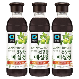 清净园青梅汁国产青梅汁浓缩果汁健康饮料腌泡菜韩式调料商用
