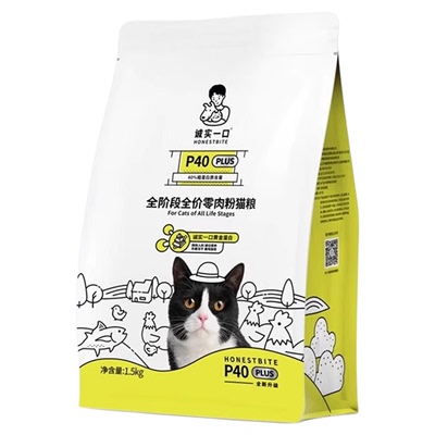 诚实一口p40全价成猫粮