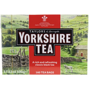 英国泰勒约克夏Yorkshire约克郡英式红茶 下午茶奶茶茶包超浓郁