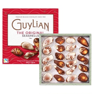 【新年礼物】guylian吉利莲贝壳巧克力比利时进口礼盒榛子夹心