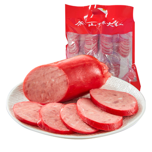 山林大红老上海红肠460g经典地道正宗特产风味开袋即食肉肠大红肠