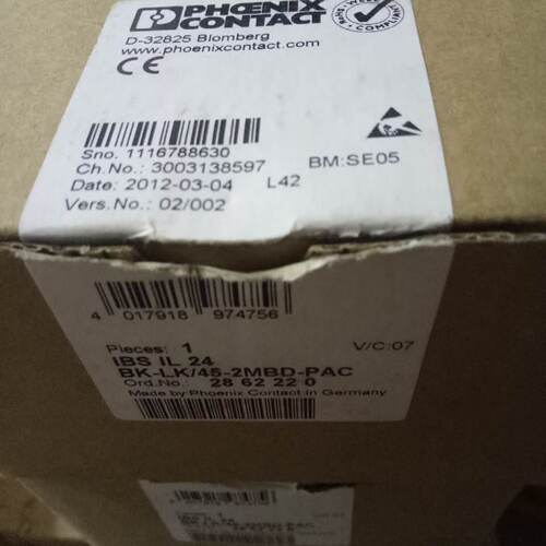 议价菲尼克斯模块IBS IL 24BK-LK/45-2MBD-PAC 2862220