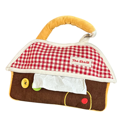 高颜值车载纸巾盒汽车吊挂式