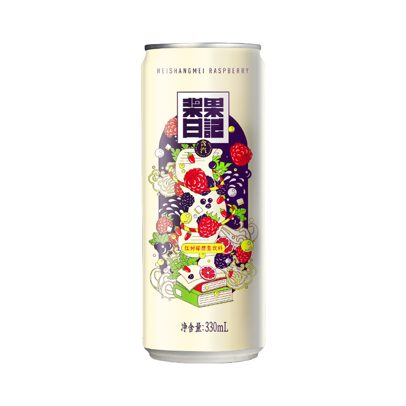 浆果日记红树莓酵素饮料西柚风味