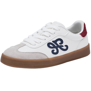 热风平底德训鞋女款2025年冬季新款运动休闲鞋轻便板鞋百搭女鞋子