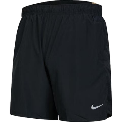NIKE耐克男子纯黑宽松休闲五分裤训练健身梭织短裤DV9345-010