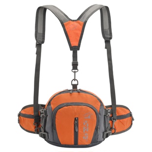 户外多功能大容量腰包骑行登山徒步水壶腰包旅游双肩单肩斜挎包