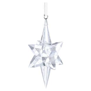 汽车挂件高档水晶雪花流星锤星星车挂创意女士车挂饰品后视镜吊坠