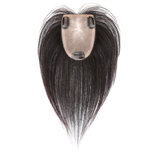 双递针假发片女头顶增发量蓬松遮白发真发全真发高颅顶无痕补发片