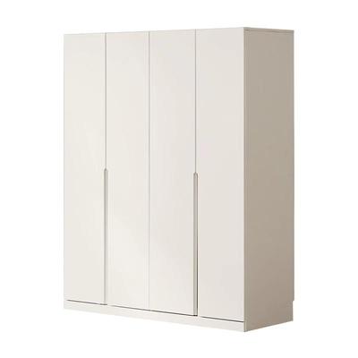 源氏木语加兰实木衣柜奶油风白色