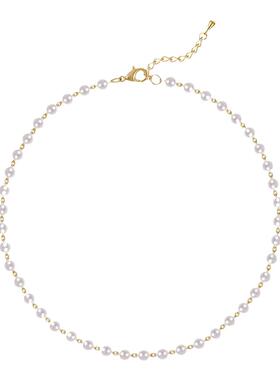 奥特莱斯品牌折扣店撤柜清仓捡漏轻奢珍珠项链outlets女珠宝配饰