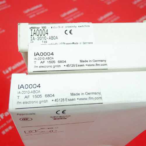 议价IFM IA0004 易福门全新电感式传感器 IA-2010-ABOA