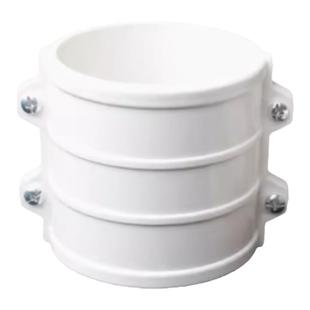 PVC110排水50 75 160 分体式组合抱箍直接三通弯头抢修节接头配件