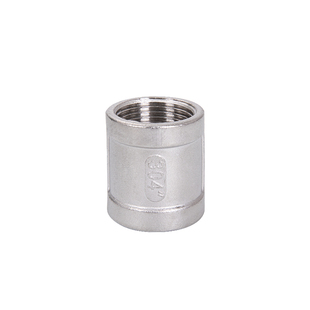 304不锈钢内丝直接2分4分6分精铸内丝管箍内螺纹内牙直通水管配件