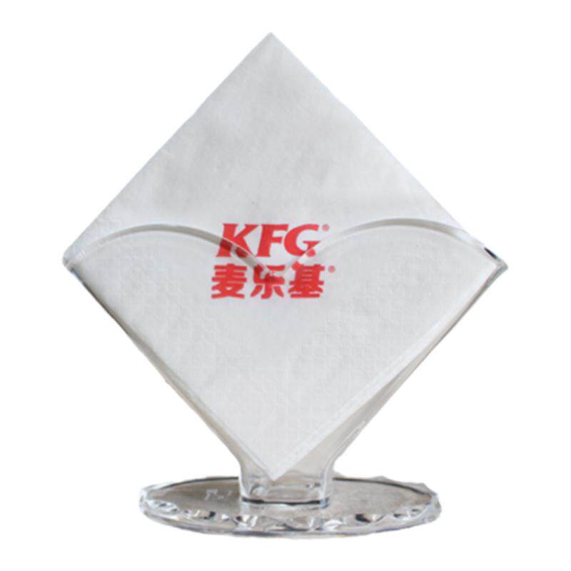 餐厅立式不锈钢纸巾架方巾纸专用