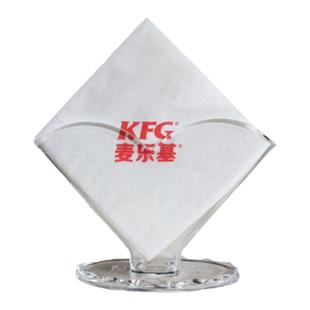 餐巾纸纸盒有机玻璃创意亚克力酒店用品西餐厅纸巾架子定制立式