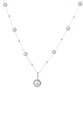 多种戴法~吊坠可摘的珍珠项链