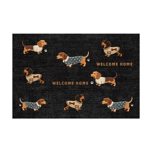 入户门地垫卡通可爱大门门口耐脏免洗脚垫家用玄关进门可裁剪地毯