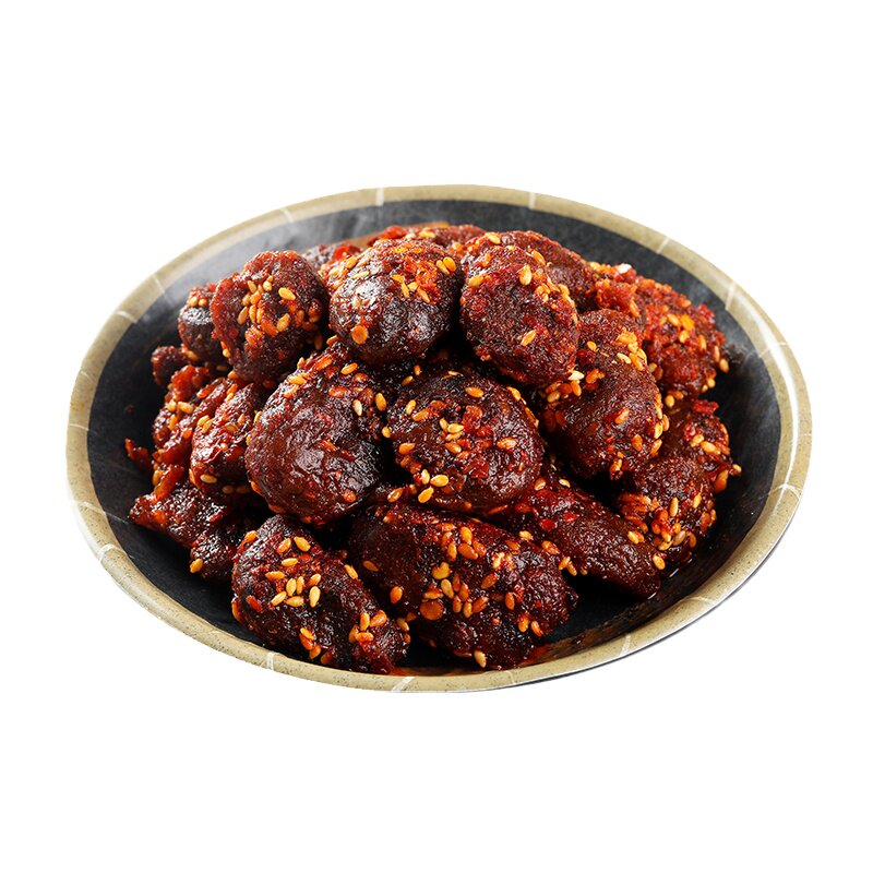 纯素食植物牛肉干手撕素肉烧烤麻辣素牛肉粒零食四千高原纯素驿站