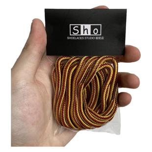 Timberland添柏岚适用大黄靴10061中帮工装靴23061圆鞋带黄棕色