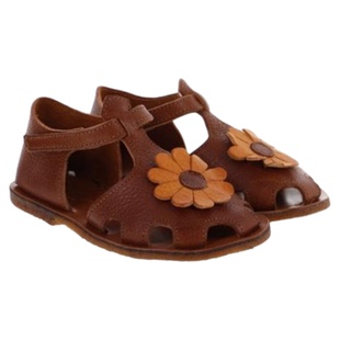 7Z 手工意大利eureka FW24女童复古花朵软底学步皮鞋