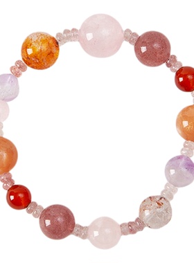 OCE金木水火土饰品2026新款质地温润水晶手链双圈项链带证书