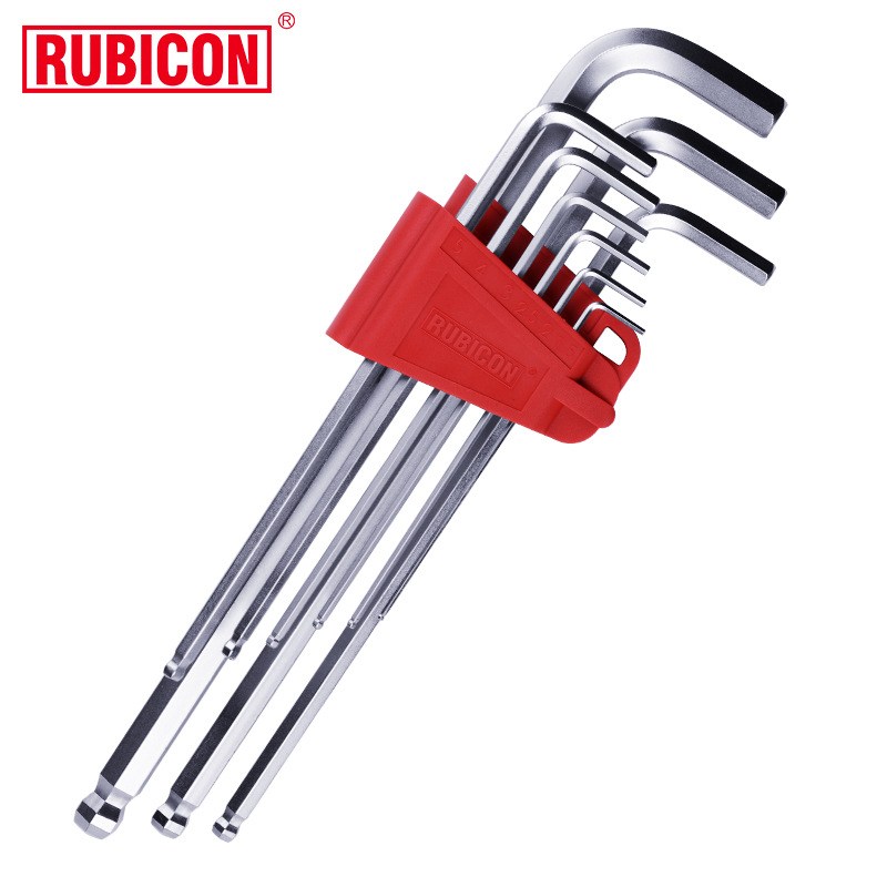 罗宾汉RUBICONRHK-187L/189L/287L公制平头球内六角套装扳手头