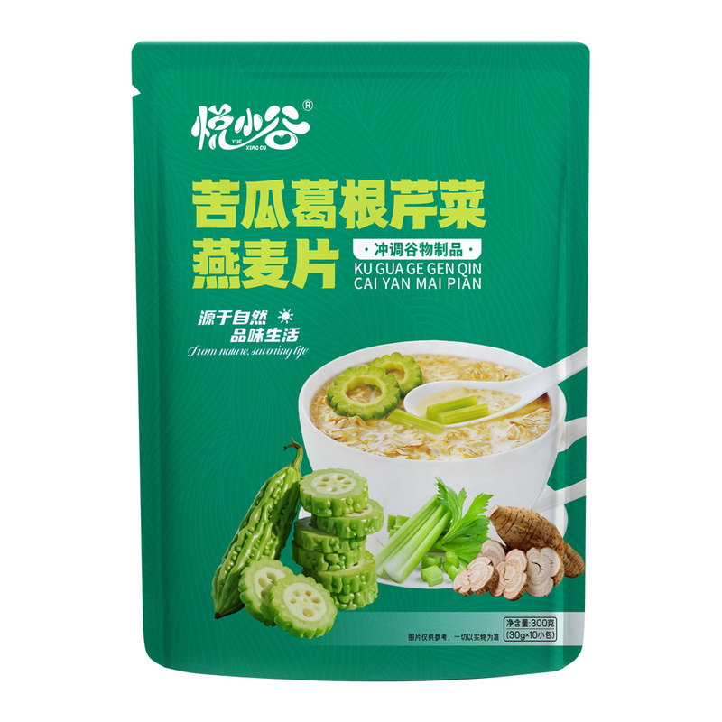 中老年苦瓜葛根高纤燕麦片