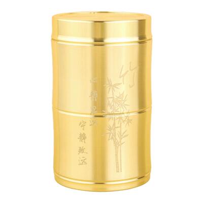 纯黄铜牙签筒餐厅定制logo