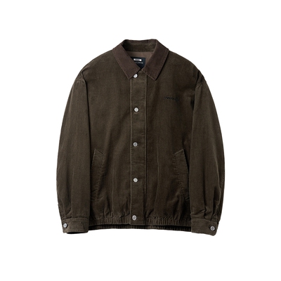 Teenie Weenie小熊男装美拉德复古做旧质感耐磨宽松灯芯绒夹克