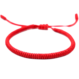 金刚结编织红绳手链马年本命年手工可调节红手绳男女情侣宝宝礼物