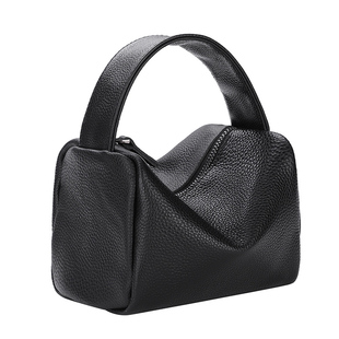 小众头层牛皮小包2025新款简约百搭软皮手拎化妆包简约真皮手机包